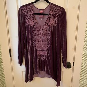Johnny Was Velvet Blouse